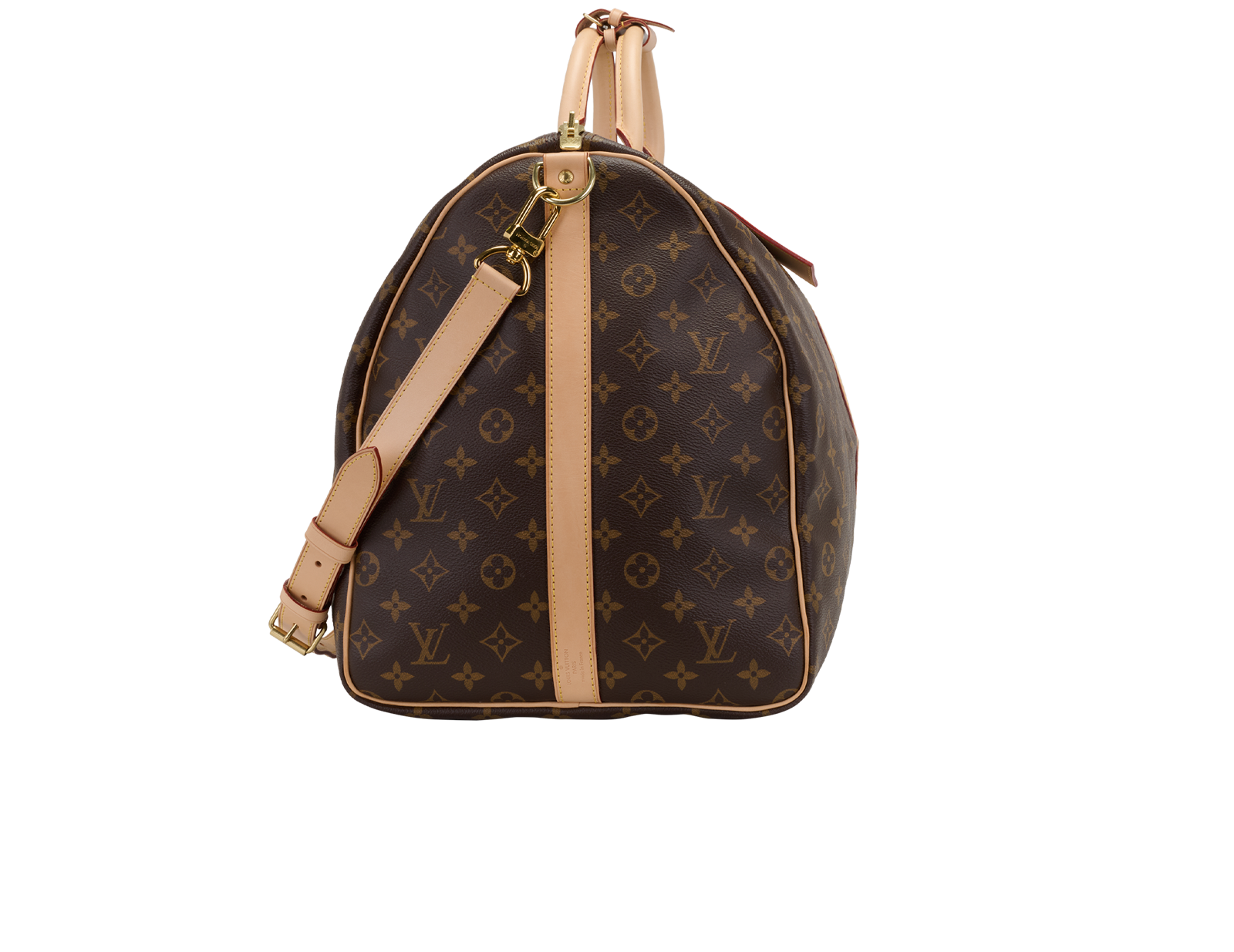 Keepall Bandouliere 60, &pound;1,400, Handbags, Brown, Canvas, Side view